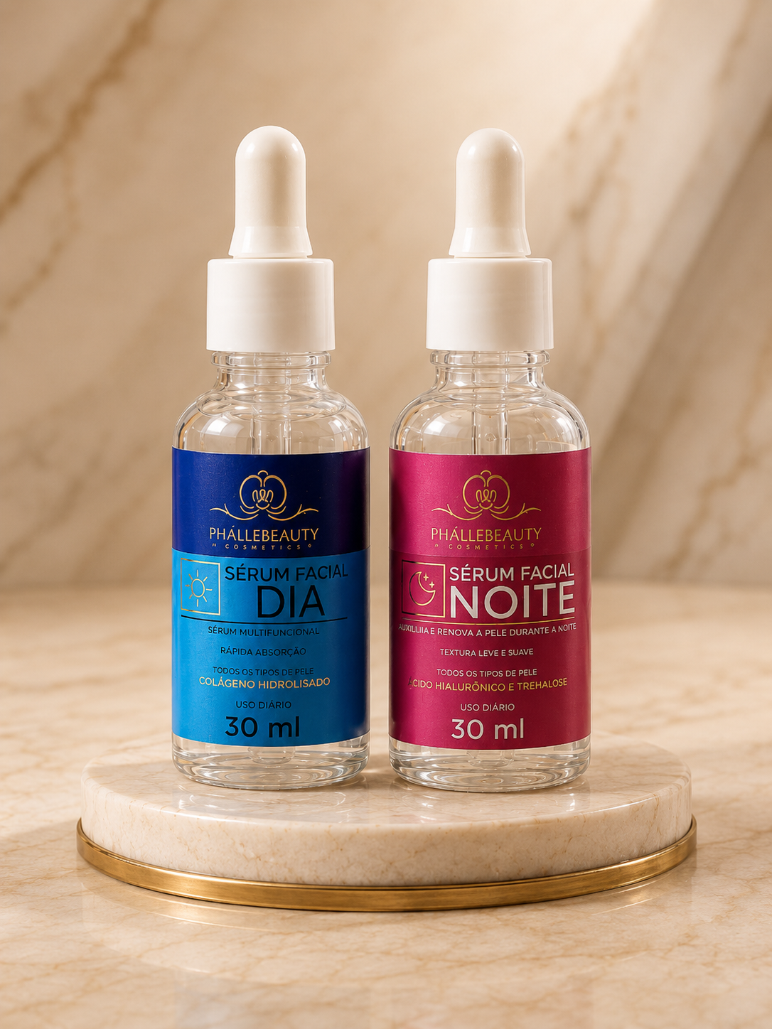 Kit Sérum Facial Dia + Noite